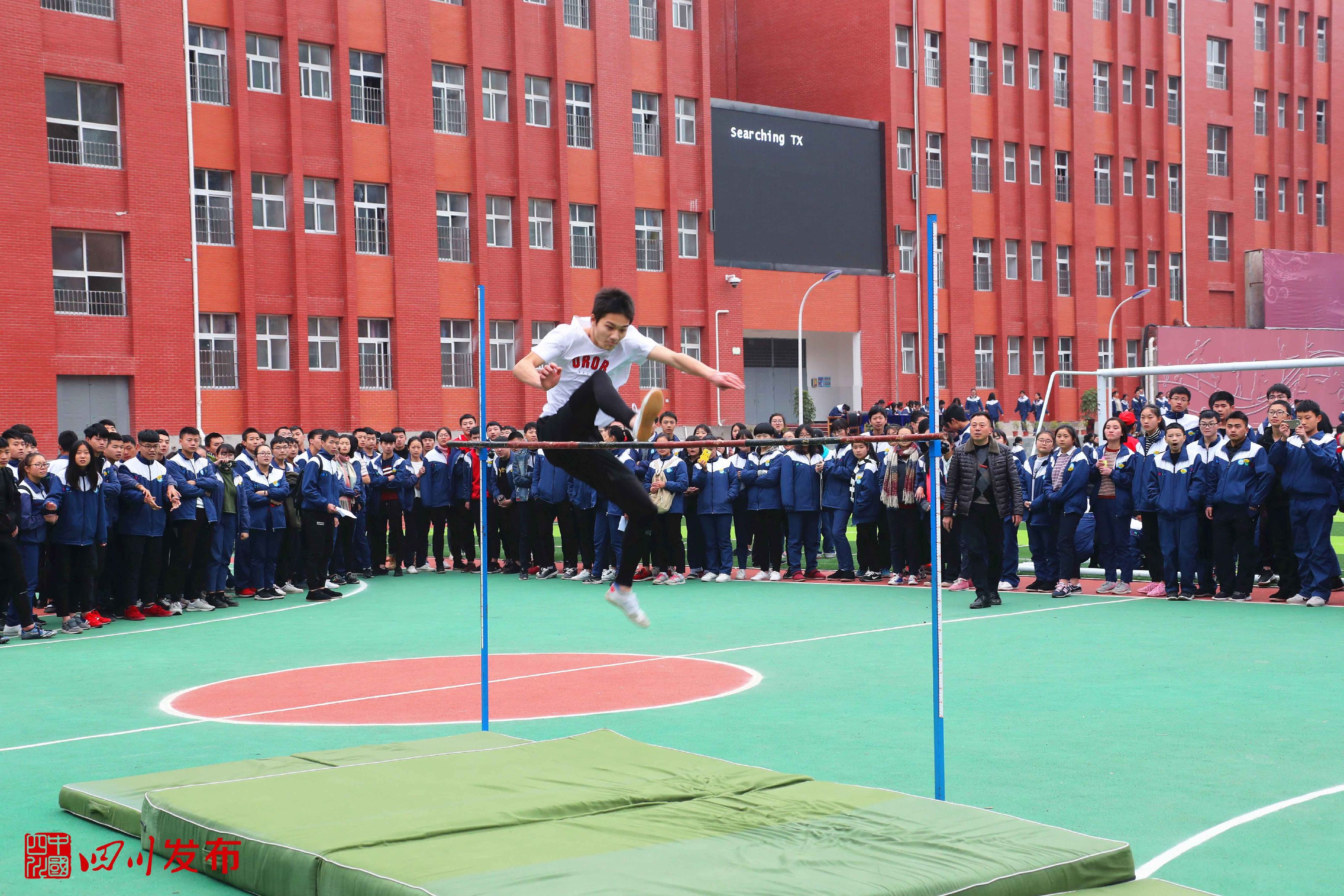 宣汉中学航拍_宣汉中学_宣汉中学鸟瞰图