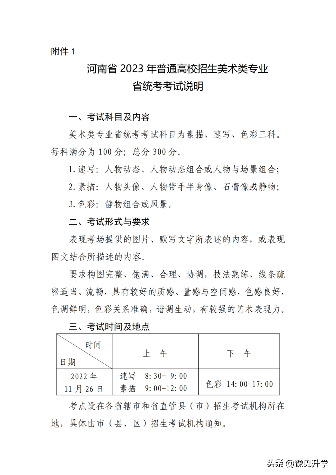 高考美术艺考时间_美术高考的时间_高考艺考美术考试时间