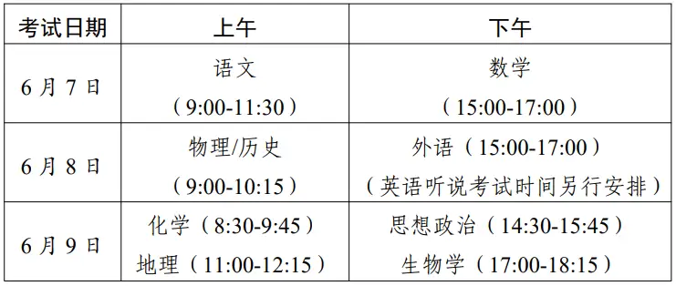 高考广东时间2021_广东高考时间2024_2023年广东高考时间