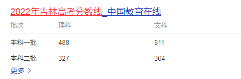 吉林2022年高考分数线_吉林省2022高考分数线_吉林的高考分数线2021