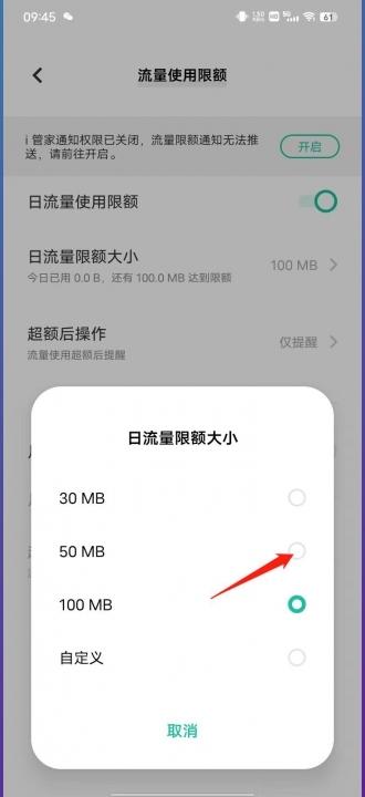 vivo手机怎么设置流量限制-图13