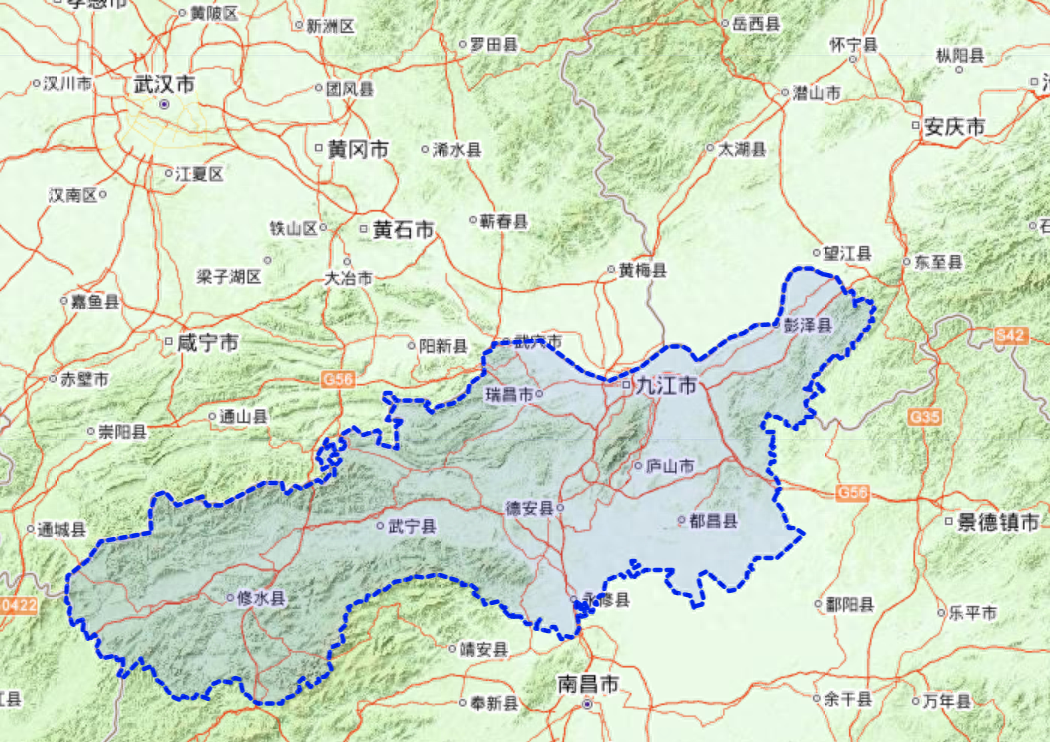 江西地图省地图_江西省地图_江西地图省份分布图