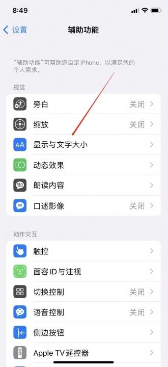 苹果手机怎么调整字体大小-图2
