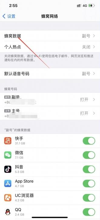 iphone双卡流量怎么切换-图2