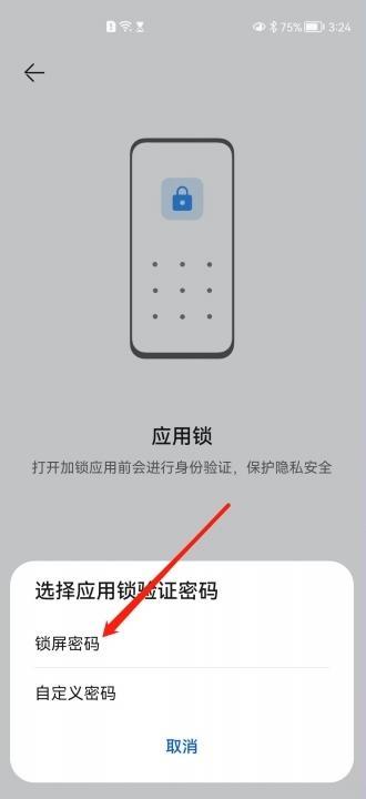 华为应用密码锁设置方法-图4
