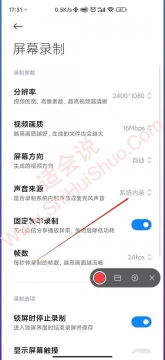 小米手机录屏没有声音怎么设置-图4