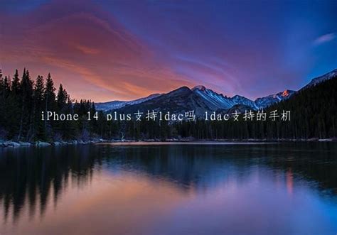 iPhone 14 plus支持ldac吗-图1