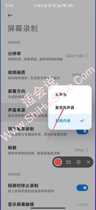 安卓手机录屏怎么把声音录进去-图9