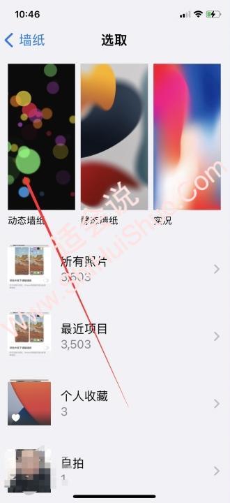 苹果手机如何设置动态壁纸-图3