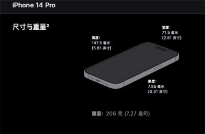 iphone14pro重量是多少克-图1