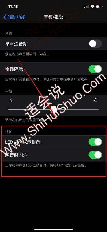 苹果呼吸灯闪烁在哪里设置-图5