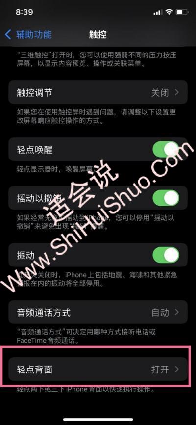 iphone双击背面截屏在哪开启-图3