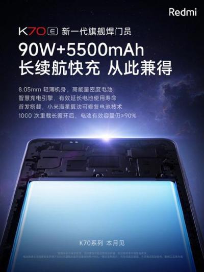 RedmiK70E电池续航能力怎么样-图1