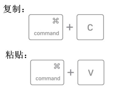 mac电脑复制粘贴按什么键-图2
