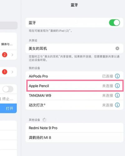 Apple Pencil如何连接iPad设备-图2